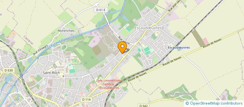 localisation de l'entreprise SCI WSD  ESCAUDUVRES