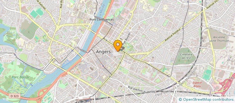 localisation de l'entreprise SCI WSR  ANGERS