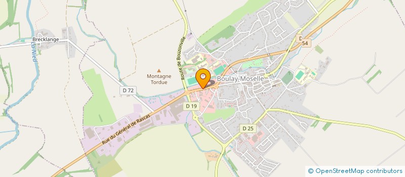 localisation de l'entreprise SCI WTC à BOULAY-MOSELLE