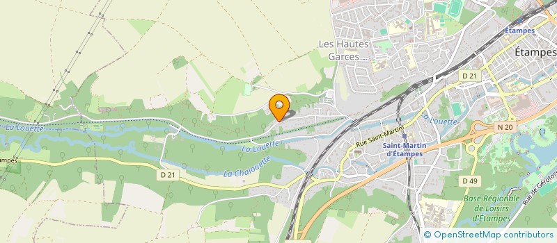 localisation de l'entreprise SCI WU  ETAMPES