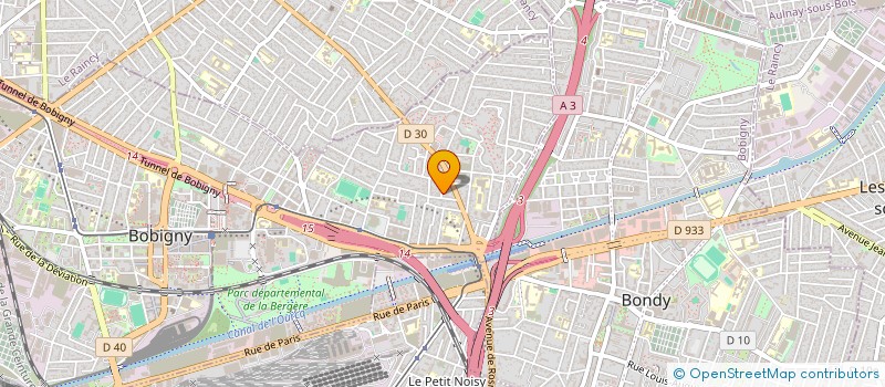 localisation de l'entreprise SCI WU PATRIMOINE  BOBIGNY