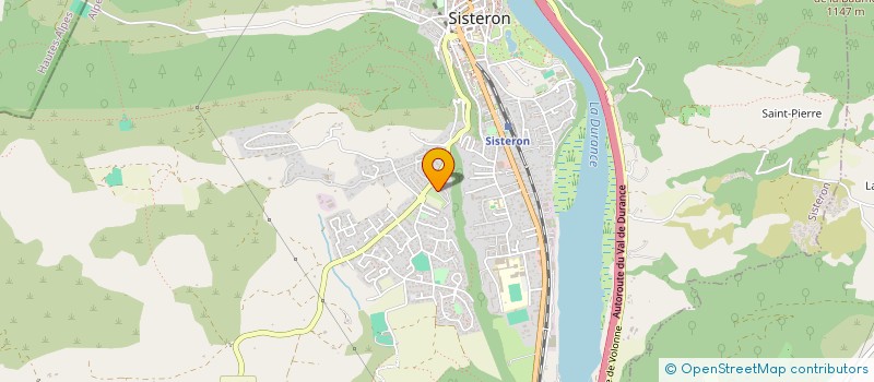 localisation de l'entreprise SCI WULFF  SISTERON