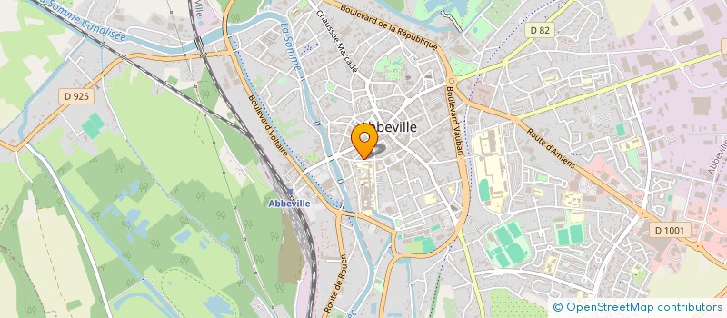 localisation de l'entreprise SCI WULFRAN à ABBEVILLE