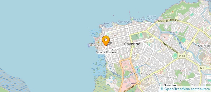localisation de l'entreprise SCI WULIN  CAYENNE