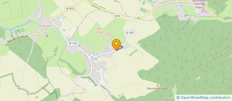 localisation de l'entreprise SCI WURTZ  LOHR