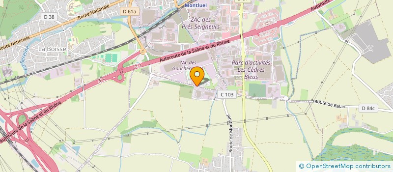 localisation de l'entreprise SCI WV  NIEVROZ