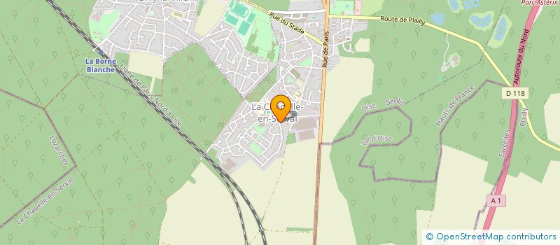 localisation de l'entreprise SCI WV HENRI IV  LA CHAPELLE-EN-SERVAL