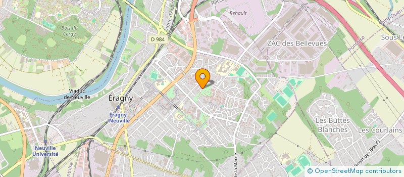 localisation de l'entreprise SCI WWE  ERAGNY