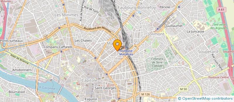 localisation de l'entreprise SCI WWW.OCEAN à TOULOUSE