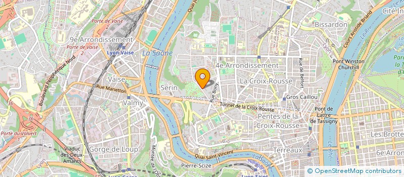 localisation de l'entreprise SCI WYGAMER  LYON