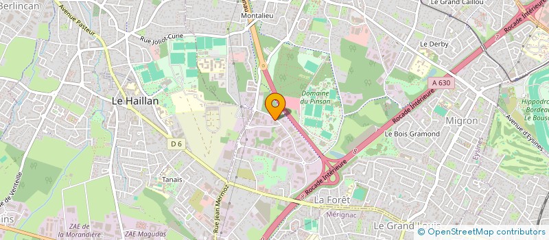 localisation de l'entreprise SCI WYM  EYSINES