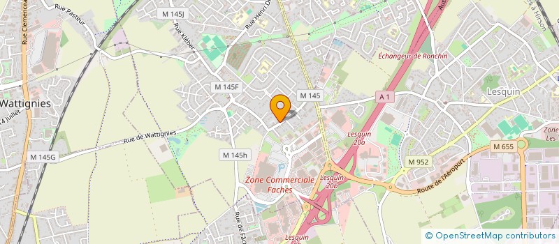 localisation de l'entreprise SCI WYONLOQ  FACHES-THUMESNIL