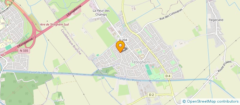 localisation de l'entreprise SCI WYRWINSKI ET WOJLISZAK  TETEGHEM-COUDEKERQUE-VILLAGE