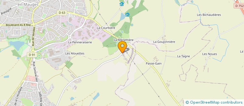 localisation de l'entreprise SCI WYSC à SEVREMOINE