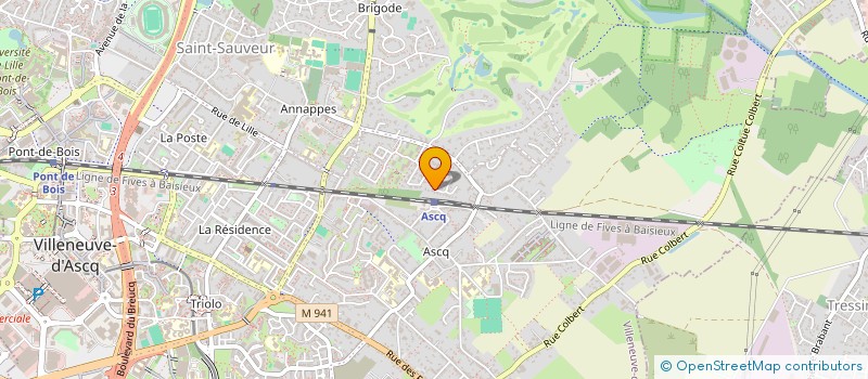 localisation de l'entreprise SCI WYZA à VILLENEUVE-D'ASCQ