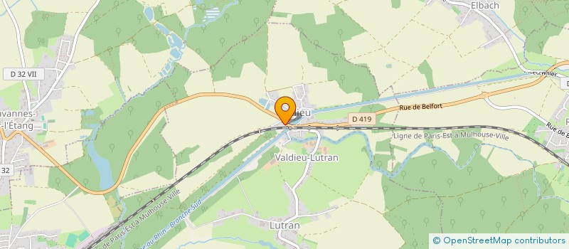 localisation de l'entreprise SCI X  3  VALDIEU-LUTRAN