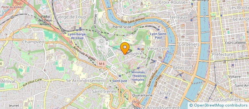 localisation de l'entreprise SCI X 9000  LYON