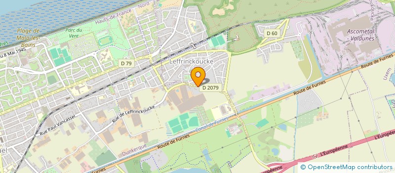 localisation de l'entreprise SCI  X E 2 L à DUNKERQUE