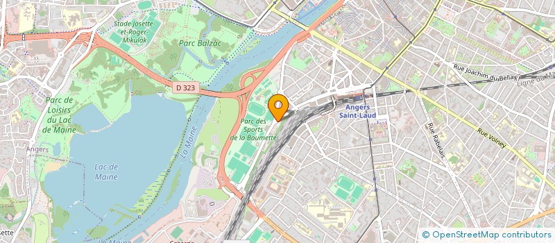 localisation de l'entreprise SCI X-N CARBONNIER à ANGERS