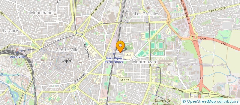 localisation de l'entreprise SCI XA2 à DIJON