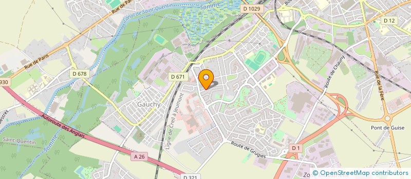 localisation de l'entreprise SCI XAAV à GAUCHY