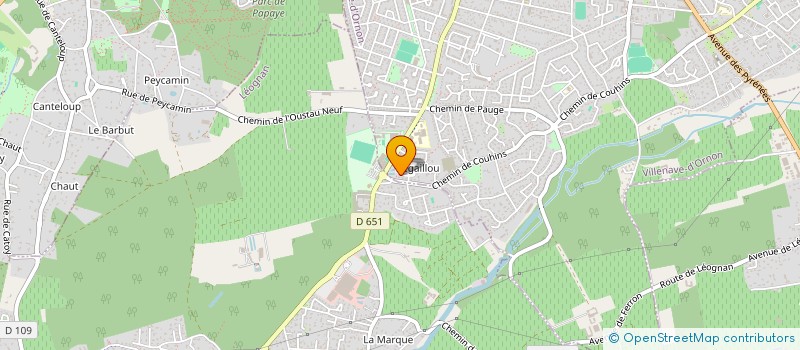 localisation de l'entreprise SCI XABEC à VILLENAVE-D'ORNON