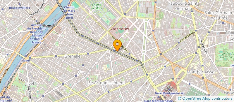 localisation de l'entreprise SCI XAFA à PARIS