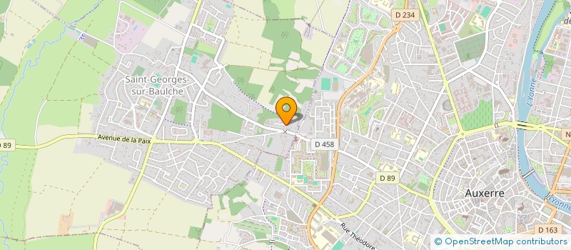 localisation de l'entreprise SCI XAGO  SAINT-GEORGES-SUR-BAULCHE