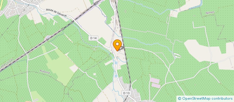 localisation de l'entreprise SCI XALA  GENERAC