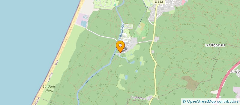 localisation de l'entreprise SCI XALSA à CAPBRETON