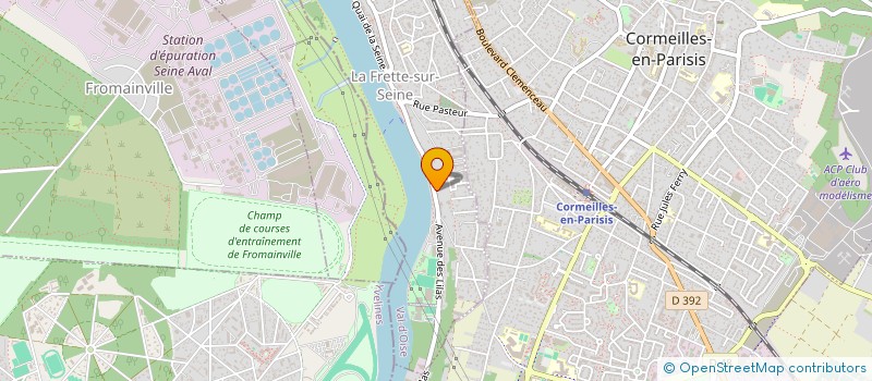 localisation de l'entreprise SCI XALUCHAN  LA FRETTE-SUR-SEINE