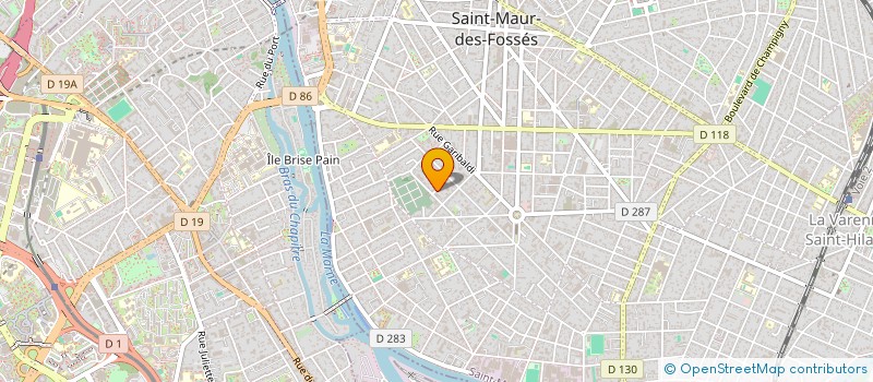 localisation de l'entreprise SCI XALYJO à SAINT-MAUR-DES-FOSSES