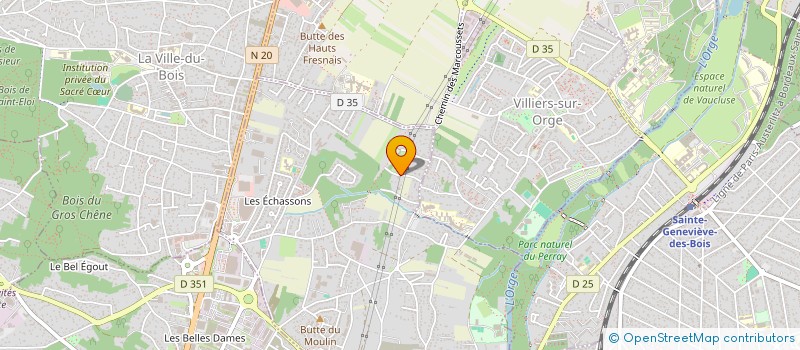 localisation de l'entreprise SCI XAM  LONGPONT-SUR-ORGE