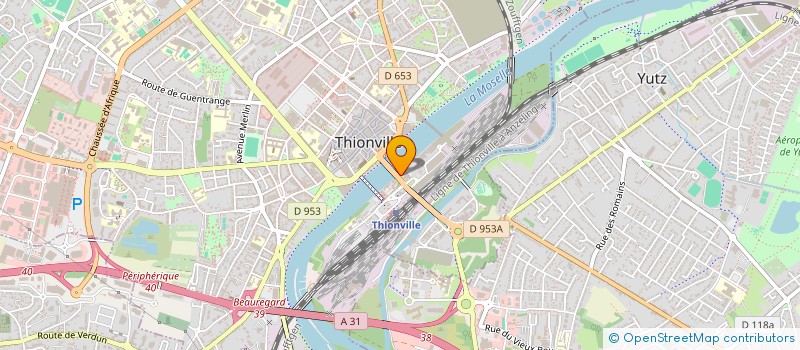 localisation de l'entreprise SCI XAMONTARUPT à THIONVILLE