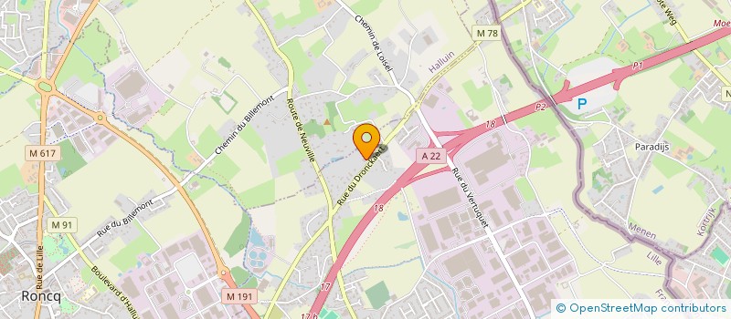 localisation de l'entreprise SCI XANADOO à NEUVILLE-EN-FERRAIN