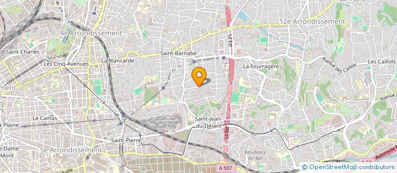 localisation de l'entreprise SCI XANAOS à MARSEILLE