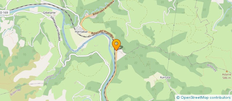 localisation de l'entreprise SCI XANEKO  BIDARRAY