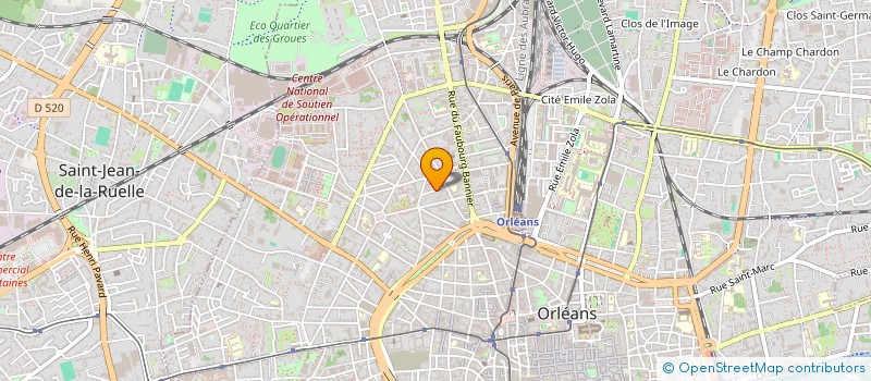 localisation de l'entreprise SCI XANICE à ORLEANS