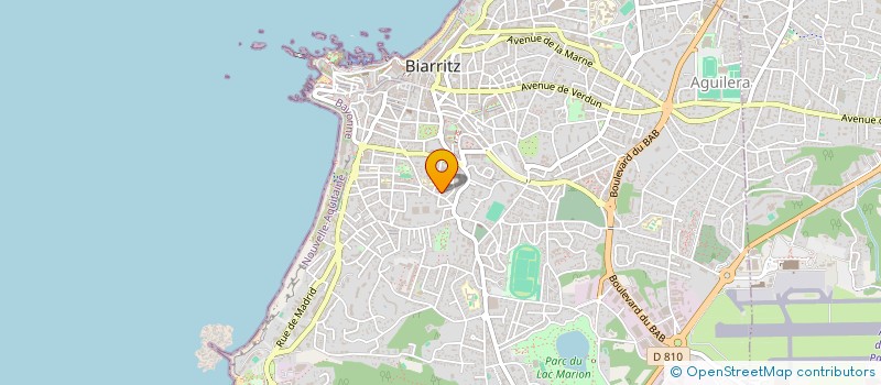 localisation de l'entreprise SCI XAO à BIARRITZ