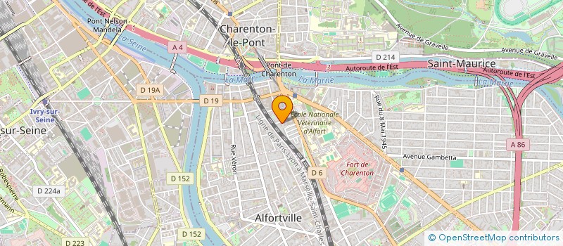 localisation de l'entreprise SCI XARETA à MAISONS-ALFORT