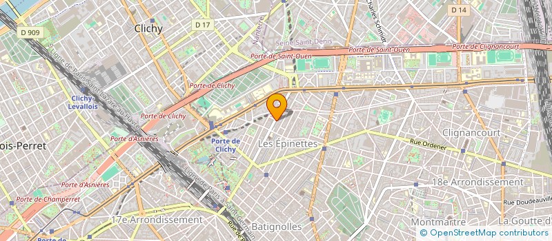 localisation de l'entreprise SCI XARIX à GENNEVILLIERS