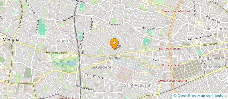 localisation de l'entreprise SCI XATHOPIE  BORDEAUX