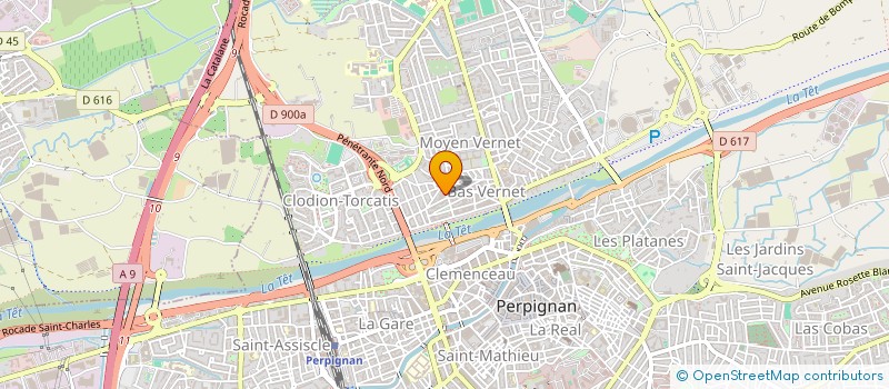 localisation de l'entreprise SCI XATIR  PERPIGNAN