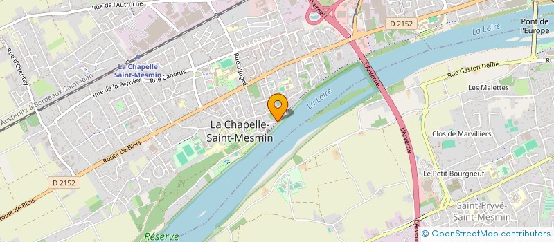 localisation de l'entreprise SCI XAV à LA CHAPELLE-SAINT-MESMIN