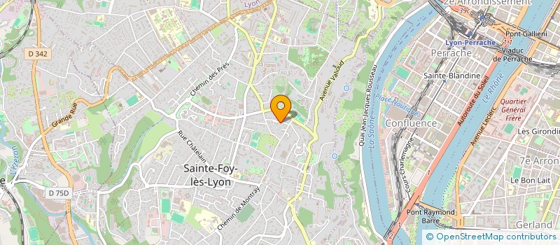 localisation de l'entreprise SCI XAVALIE GRANDE MOTTE à SAINTE FOY LES LYON