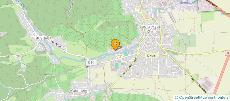 localisation de l'entreprise SCI XAVICAU  SOULTZ-HAUT-RHIN