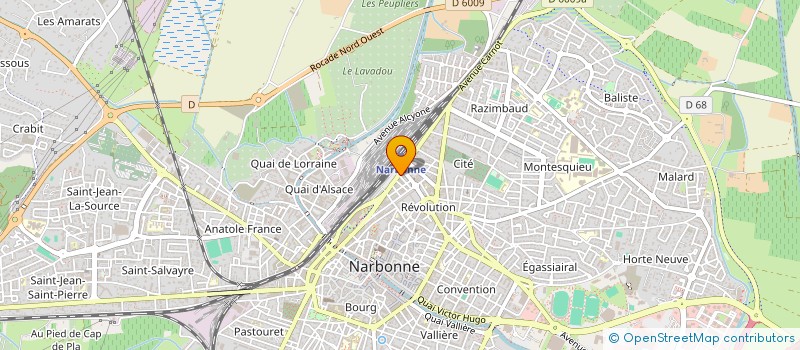 localisation de l'entreprise SCI XAVIER à NARBONNE
