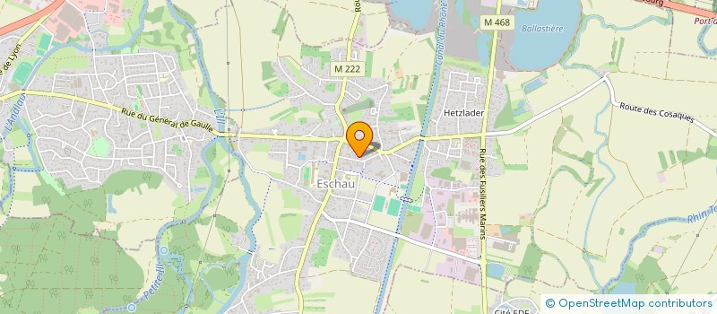 localisation de l'entreprise SCI XAVIER  ESCHAU