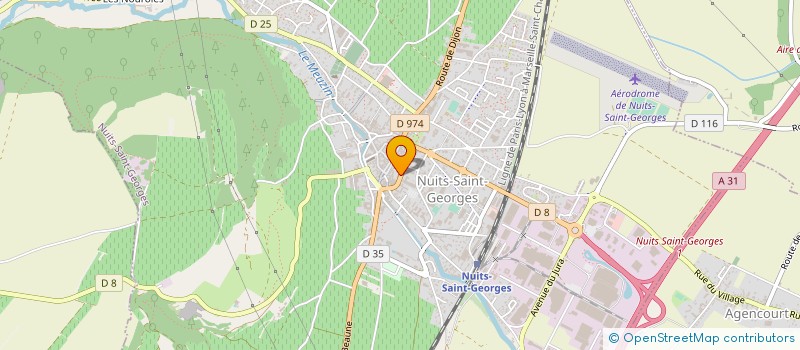 localisation de l'entreprise SCI XAVIER LIGER BELAIR à NUITS-SAINT-GEORGES
