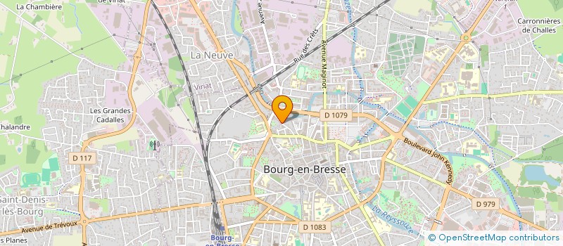 localisation de l'entreprise SCI XAVIER PRIVAS à BOURG-EN-BRESSE